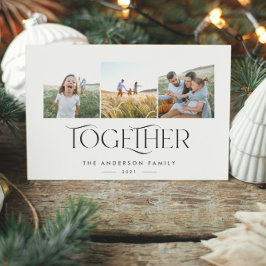 Modern 3 Foto blue simple together typography