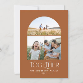 Modern 3 Foto Rostbogen zusammen Weihnachten