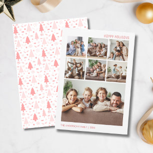 Modern 7 Family Foto Collage Weihnachten