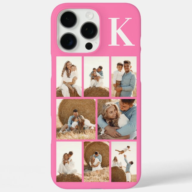 Modern 8 Foto Rosa Case-Mate iPhone Hülle (Rückseite)
