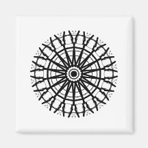 MODERN _A Kaleidoskop ROSE CIRCLE _COLOR _BLACK