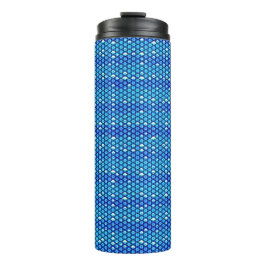 Modern abstract digital pattern design 1244 thermosbecher