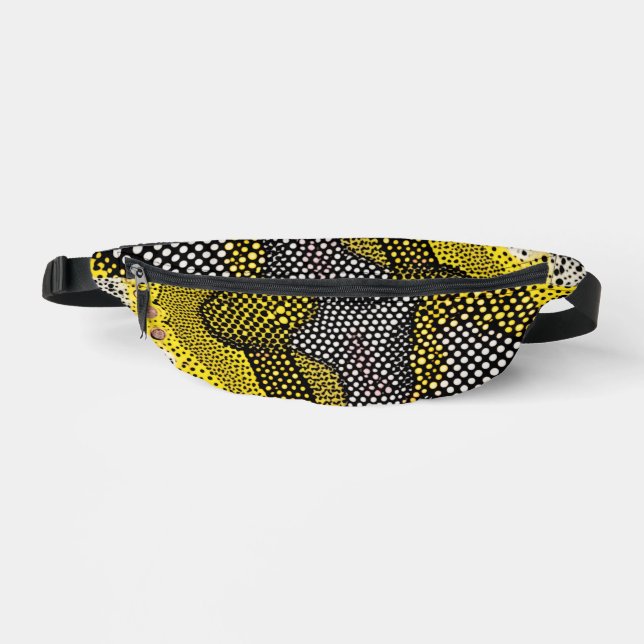 Modern Abstract Dot Pattern  Bauchtasche (Vorderseite)