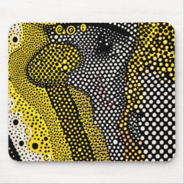 Modern Abstract Dot Pattern  Mousepad