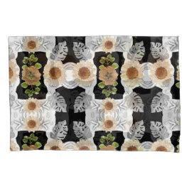 Modern abstract floral art kissenbezug