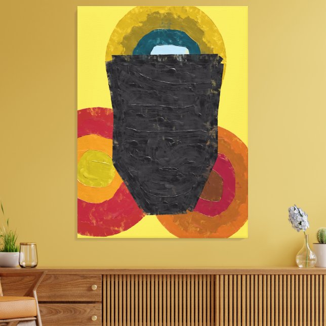 Modern Abstract Identity Concept  Leinwanddruck (Insitu (Wohnzimmer))