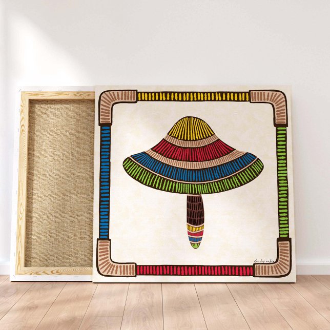 Modern Abstract Mushroom Leinwanddruck (Von Creator hochgeladen)