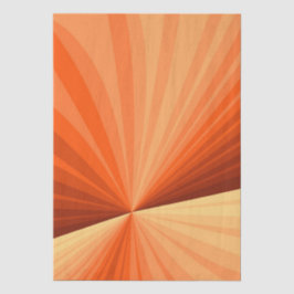 Modern Abstract Orange Red Vanilla Graphic Fractal Seidenpapier