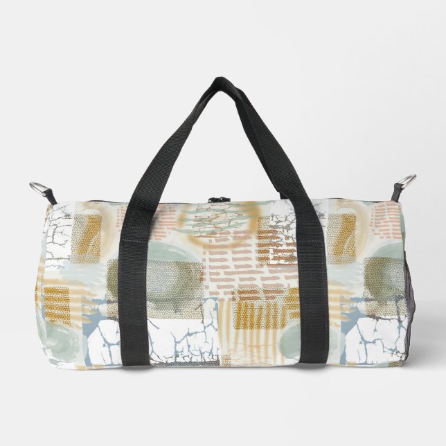 Modern Abstract Pattern Duffle Bag (Vorderseite)