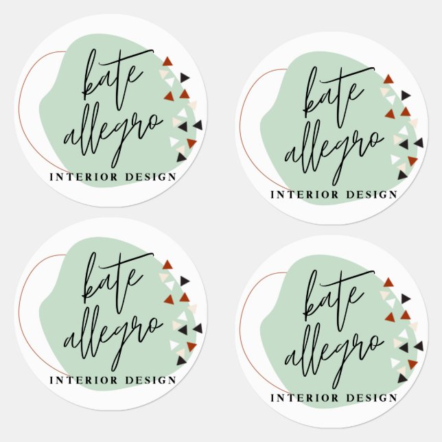 Modern Abstrakte Formen - Logo für kundenspezifisc Etiketten (Gruppe)