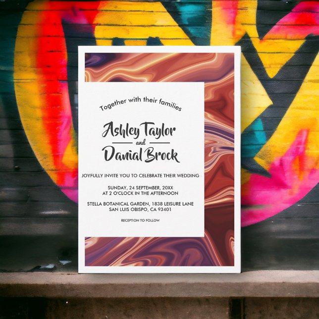 Modern Abstrakte Kunst, Dichtung und Musik Einladung (Von Creator hochgeladen)