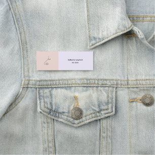 Modern Abstraktes Beauty Face Logo Namensschild