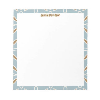 Modern Aesthetic Typography with Stylish Border Notizblock