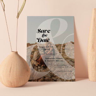 Modern Ampere und Overlay 2 Fotos Save the Date