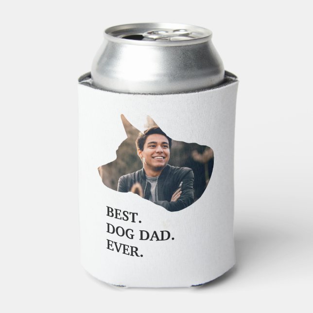 Modern angepasste Hundfoto-Vorlage Dosenkühler (Kanne Vorderseite)