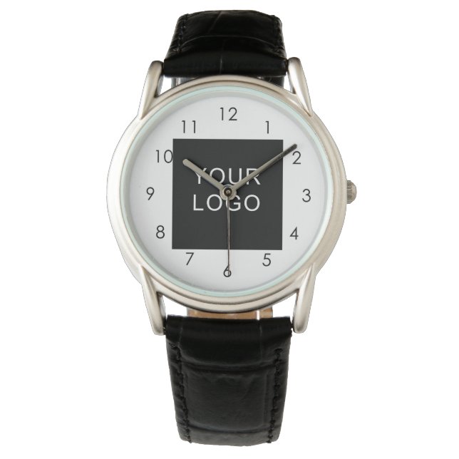 Modern angepasstes Firmenlogo Armbanduhr (Vorderseite)