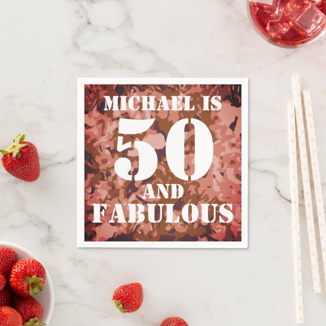 Modern anpassbar 50 und fabelhaft serviette (Beispiel)