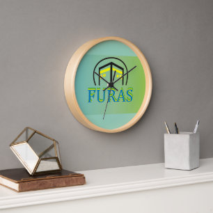 Modern Arabic FURAS Logo - Futuristic Middle Easte Uhr