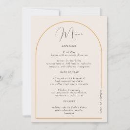 Modern Arch mit Blick auf den Wald Einladung