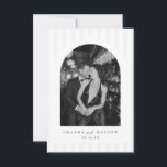 Modern Arch Photo Minimalist Wedding Invitation Einladung<br><div class="desc">Your wedding day is a big deal, and your invitations should show that. But getting a truly high-end look doesn't mean you have to overcomplicate the design. This Modern Arch Photo Invitation keeps things beautifully simple, giving you that effortless, editorial style the second your guests open the envelope. It frames...</div>