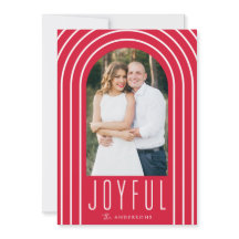 Modern Arch Rot und Weiß 2 Foto