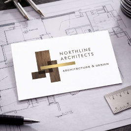 Modern Architect Firm Logo Visitenkarte