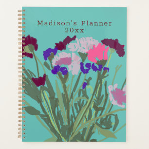 Modern Art Happy Colorful Wildblumen + Individuell Planer