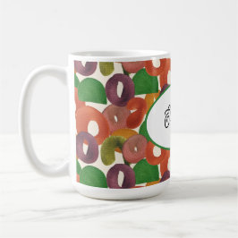 Modern Artistic Autumn Colorful Pattern Kaffeetasse