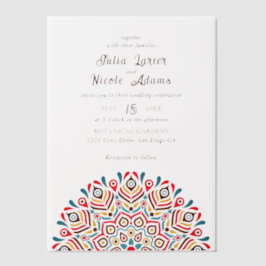Modern Artistic Motif Style Mandala Wedding