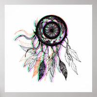 Modern Artistic Native American Dreamcatcher