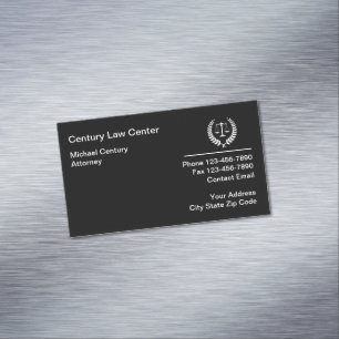 Modern Attoric Logo Business Card Magnet