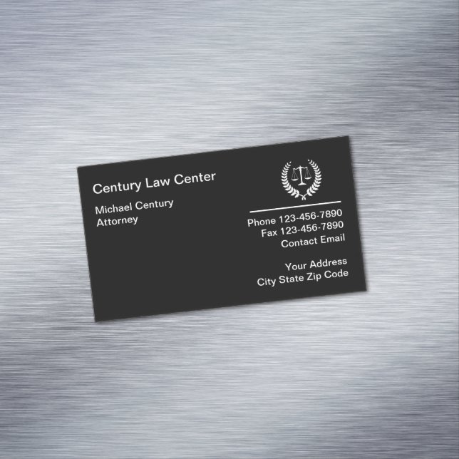Modern Attoric Logo Business Card Magnet (Beispiel)