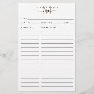 Modern aus der Küche des Monogram Rezept