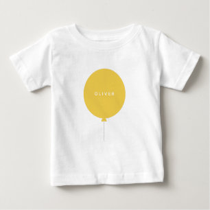 Modern Balloon   Sunshine Yellow Happy Niedlicher  Baby T-shirt