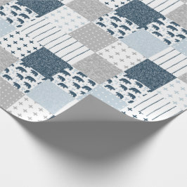 Modern Bären-Babytragetasche Geschenkpapier