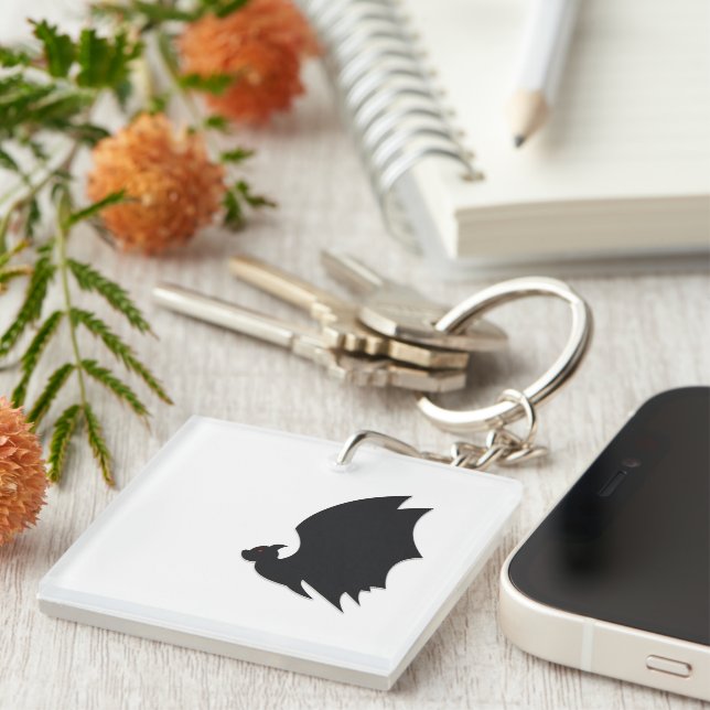 Modern bat schlüsselanhänger (Vorderseite rechts)