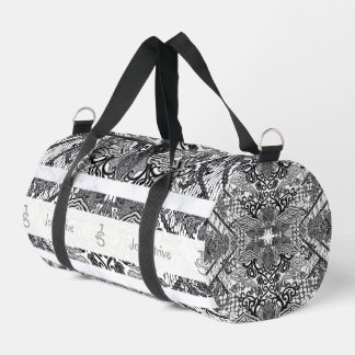 Modern BATIK Pattern Duffle Bag