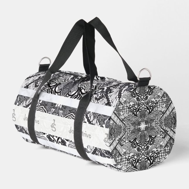 Modern BATIK Pattern Duffle Bag (Linke Seite)