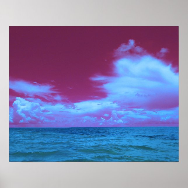 Modern Beach Art 5 Poster (Vorne)