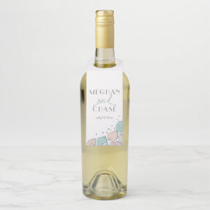 Modern Beach Seashells Coral und Aquamarin Flaschenanhänger