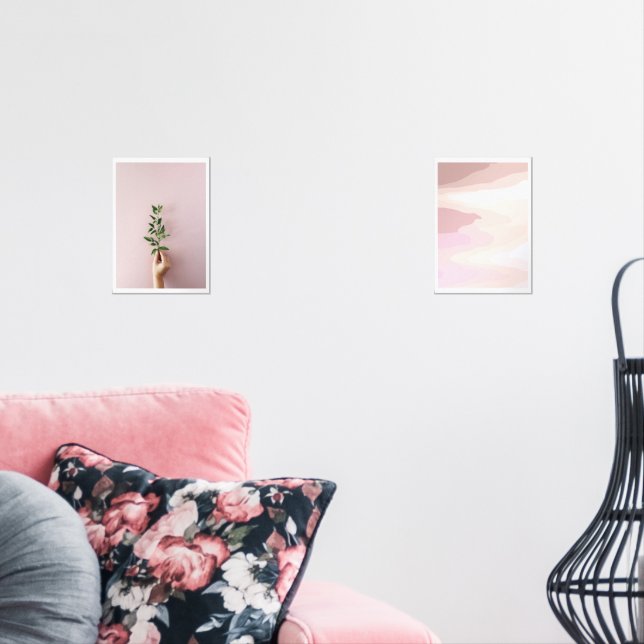 Modern Beauty Saloon Wall Print Set (Wohnzimmer)