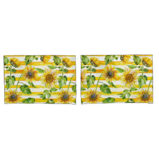 Modern Bedroom Pillowcases FlowersPattern Matching Kissenbezug