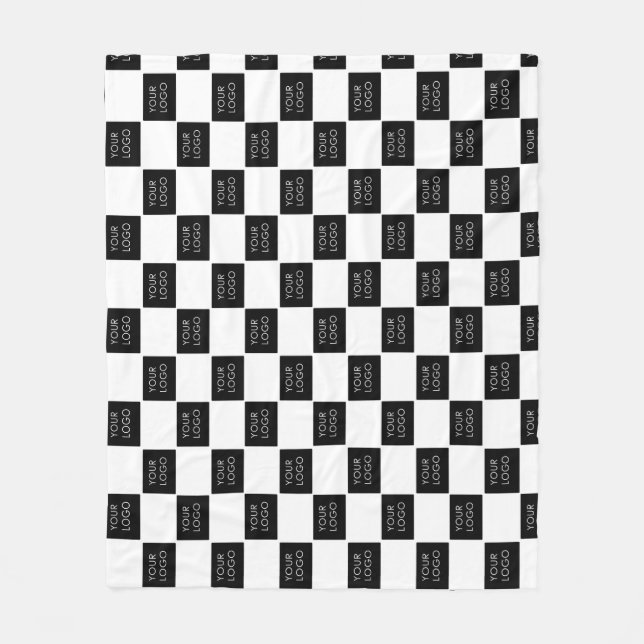 Modern Berufliches Firmenlogo Fleecedecke (Vorderseite)