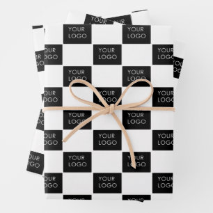 Modern Berufliches Firmenlogo Geschenkpapier Set