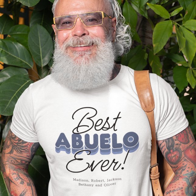 Modern Best Abuelo jemals T - Shirt (Von Creator hochgeladen)
