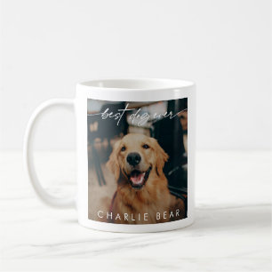 Modern Best Dog je Dark Foto Overlay Script Kaffeetasse