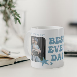 Modern Best Ever Vater | FotoCollage Kaffeetasse