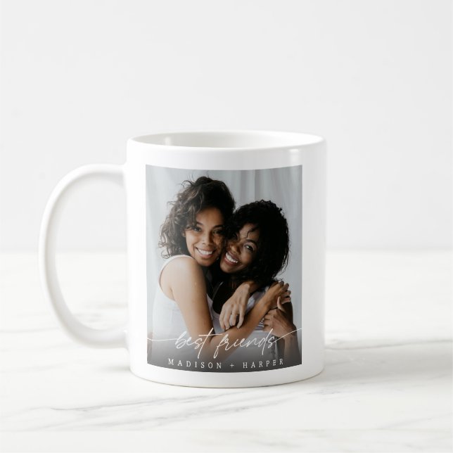 Modern Best Friends BFF Photo Script Kaffeetasse (Links)