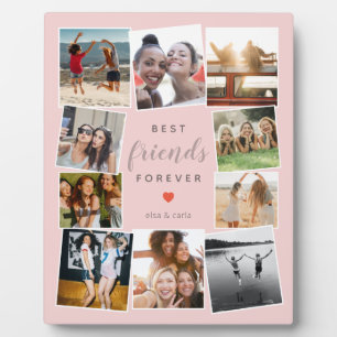 Modern Best Friends Forever Foto Collage Beste Fre Fotoplatte