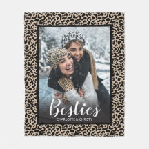 Modern Best Friends Leopard Print Photo